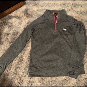 Pink workout pullover